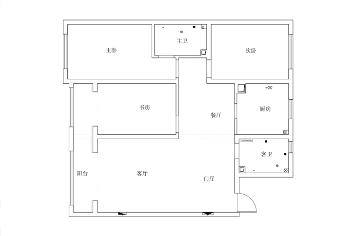 保定市裝修案例中央峰景B區(qū) 美式風(fēng)格